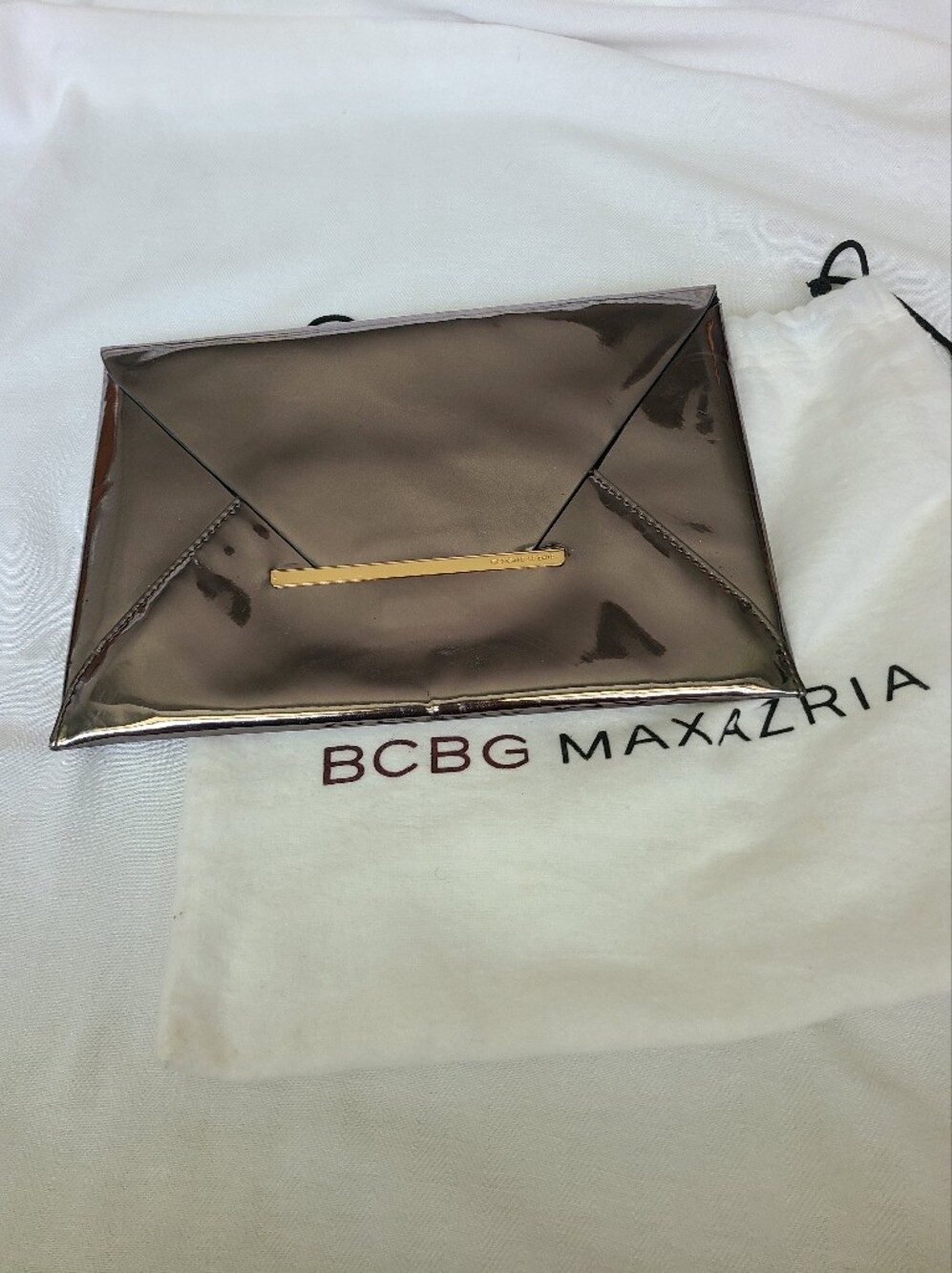 BCBGMAXAZRIA Mini Harlow envelope clutch